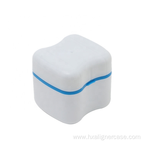 Frosted surface dental retainer case orthodontic box